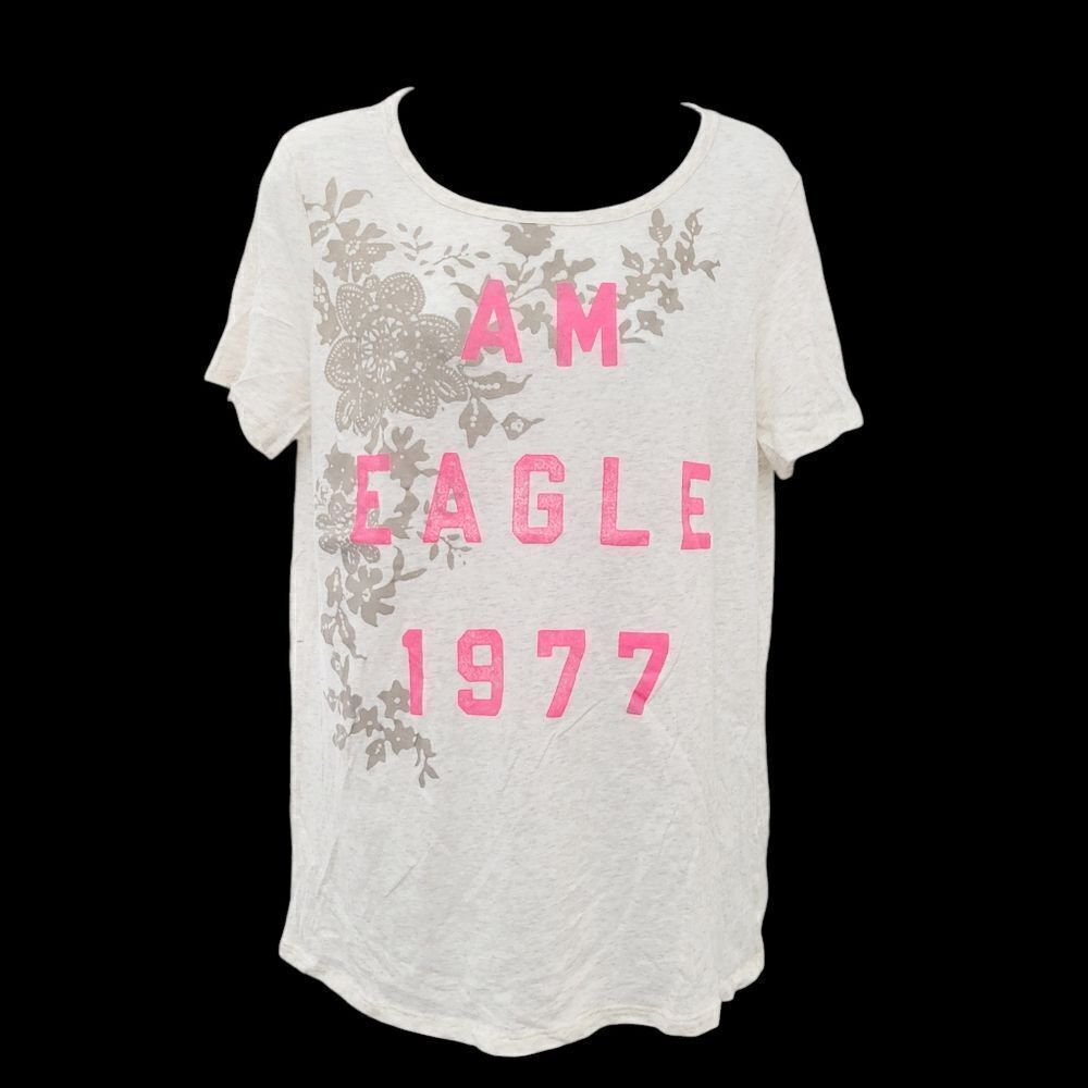 2/$20 American Eagle Outfitters Light Grey Top Tee T-shirt Size: XL